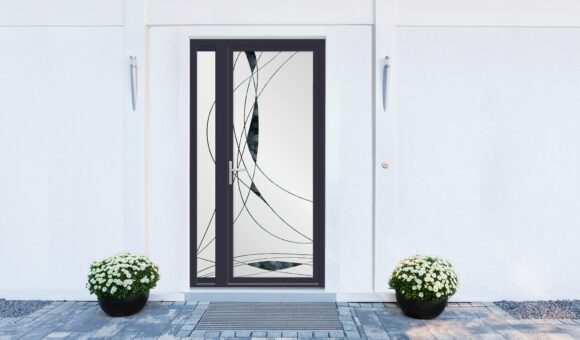 Portes d&rsquo;entrée grand vitrage