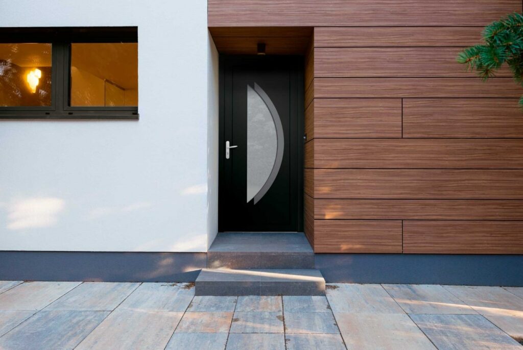 porte d'entrée PVC matériau 100% recyclable